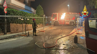 Ancona - Principio d’incendio a una bombola GPL: intervento dei vigili del fuoco